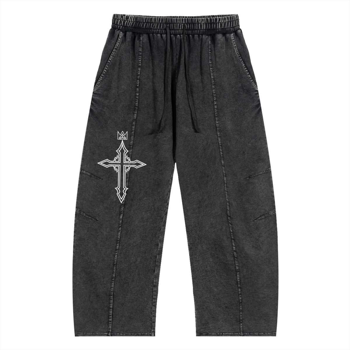 Know Hope Cross Cotton Pants