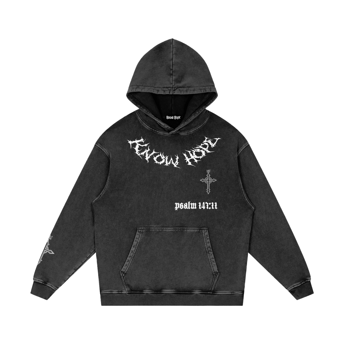 Know Hope Angel Loose Cotton Hoodie