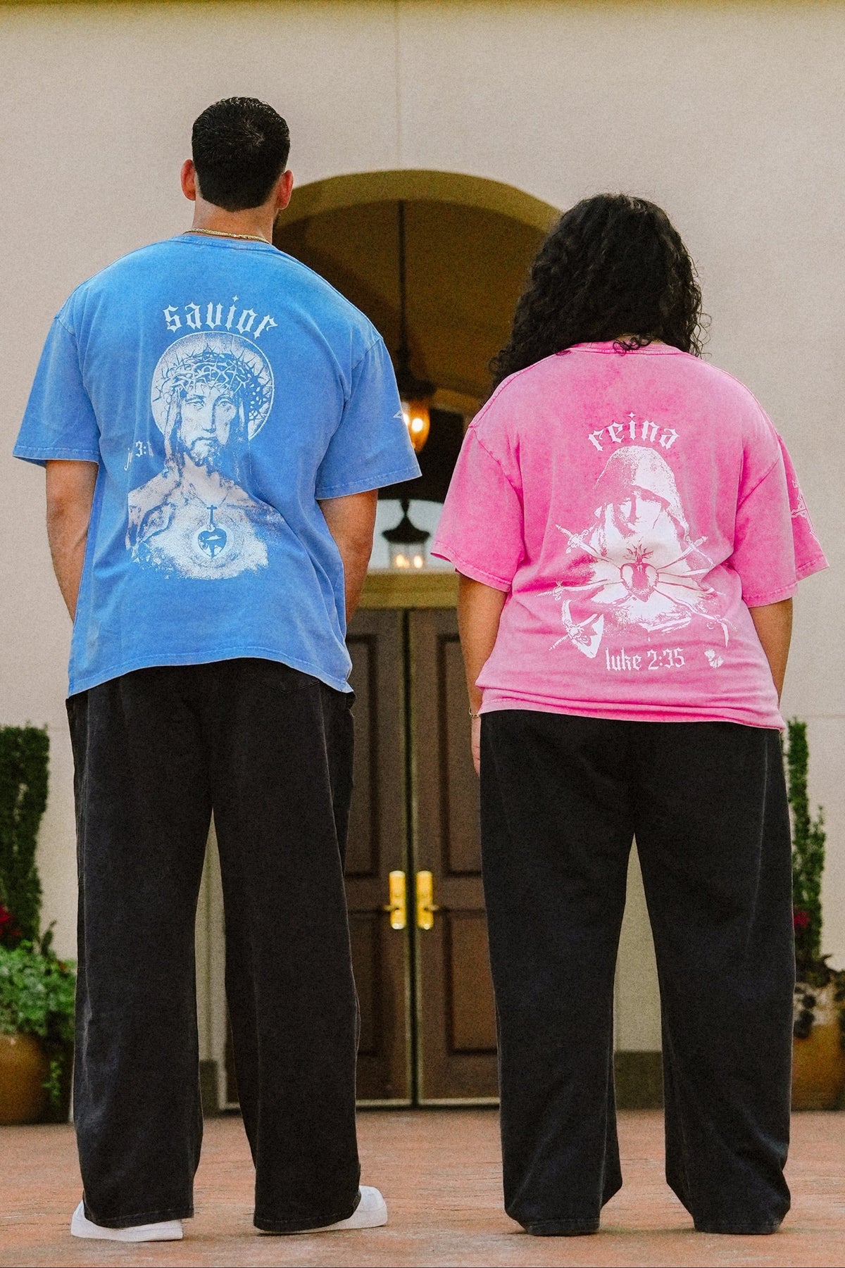 Know Hope Cross Cotton Pants